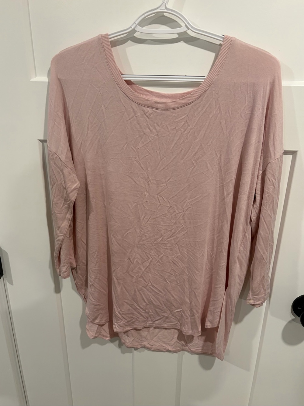 Babaton Relaxed Pink Long-Sleeve Top